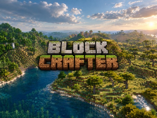 BlockCrafter - 3D Blok İnşa Etme ve Hayatta Kalma Oyunu