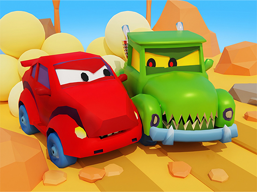 Car Eats Car 3D Oyna - Online Aksiyon Yarış Oyunu