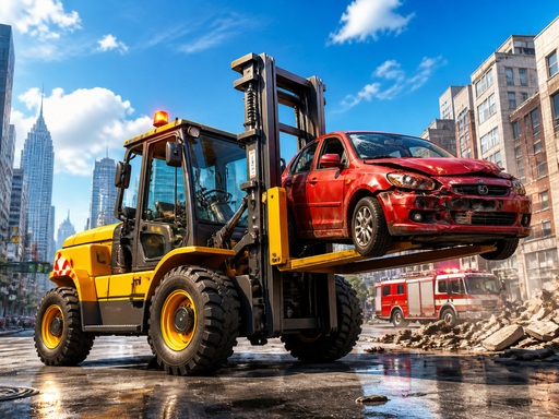 City Rescue Forklift Simulator - Ücretsiz 3D Sürüş Oyunu