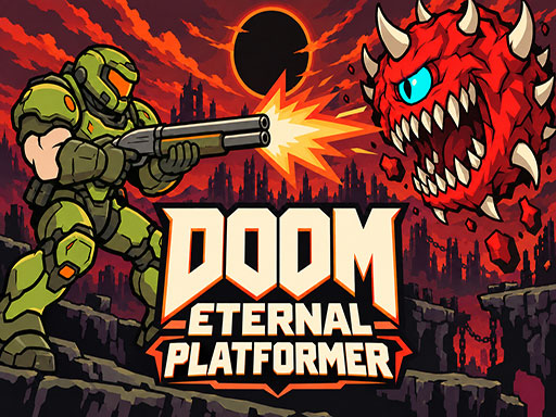 Doom Eternal Platformer - Aksiyon Dolu Platform Oyunu