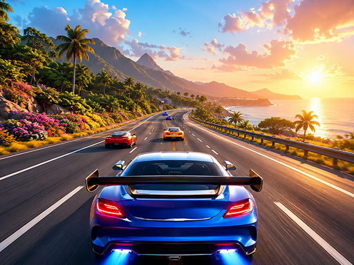 Highway Car Racer - Hızlı ve Aksiyon Dolu Araba Yarışı