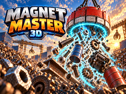 Magnet Master 3D Oyna - Mıknatısla Hurda Toplama Oyunu