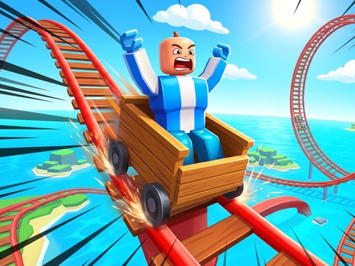Obby Cart Rush - Hızlı 3D Vagon Yarışı Oyunu Oyna