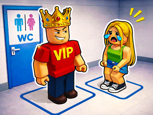 Obby Toilet Line Oyna - Eğlenceli Tuvalet Kuyruğu Oyunu