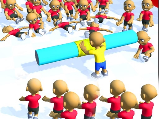 Push the Crazy Crowd : Stickman Clash 3D Oyunu Oyna