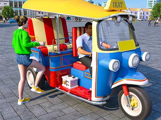 Tuk Tuk Auto Rikshaw - Ücretsiz Sürüş Simülasyonu