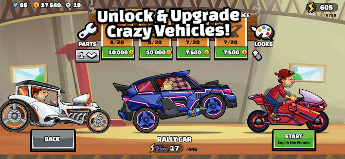 hill climb racing apk para elmas